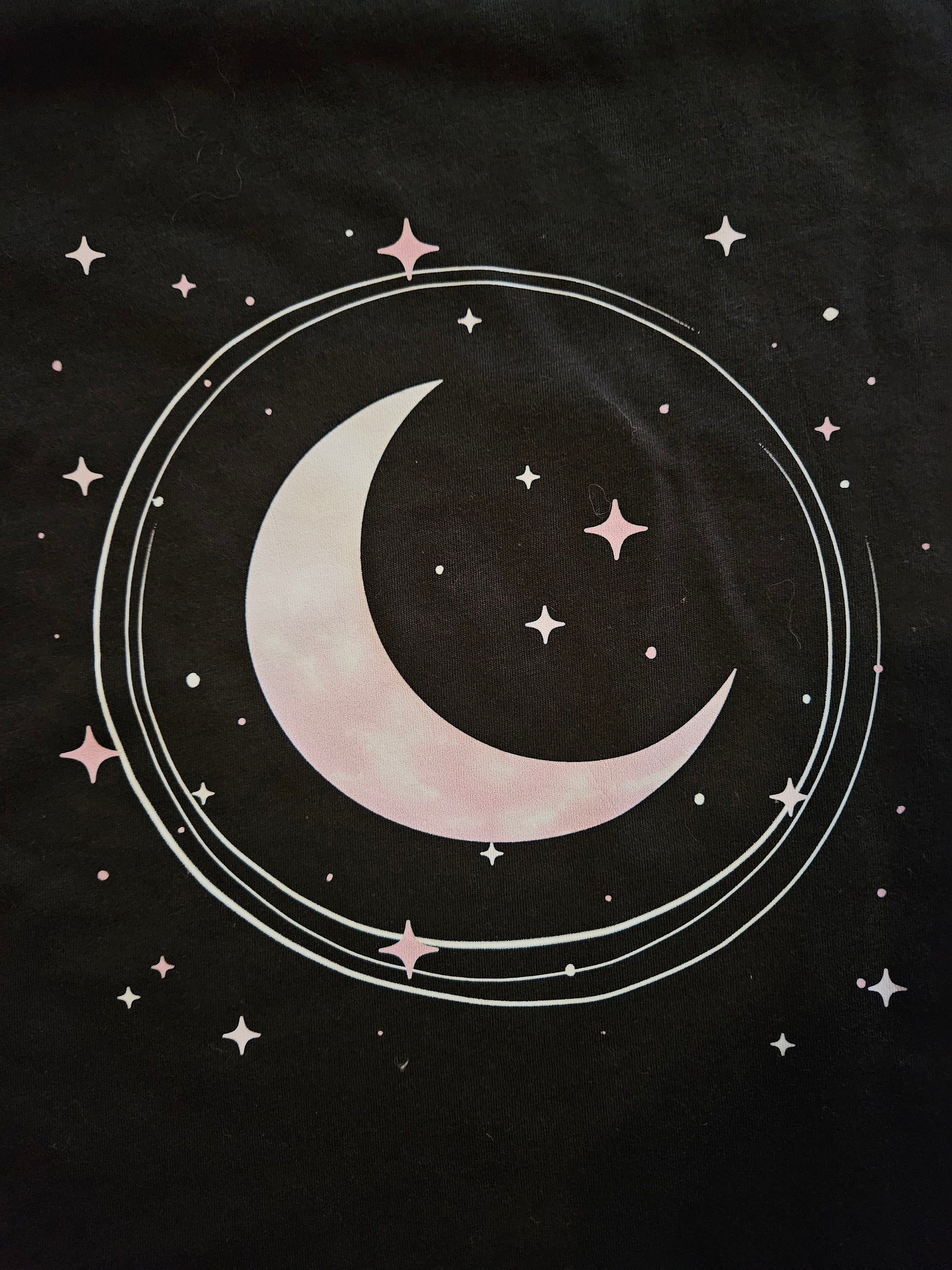 Stardust Luna Tank & Tee - Celestial, Lunar, Pastel Moon Stars, Soft Girl Unisex, Racerback Tank