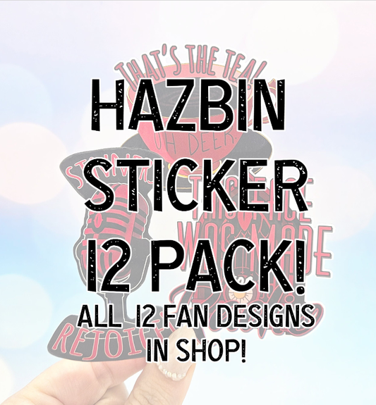 Hazbin Sticker 12 Pack