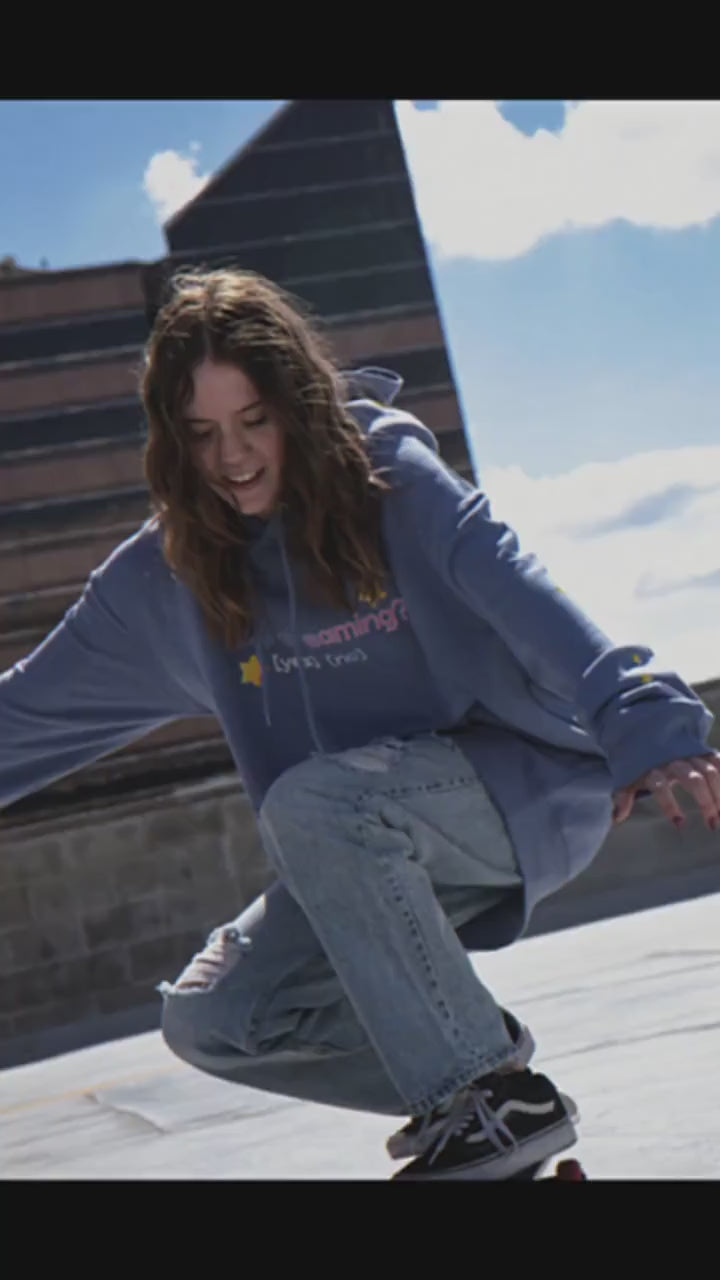 Keep Dreaming Pullover Hoodie Lilac