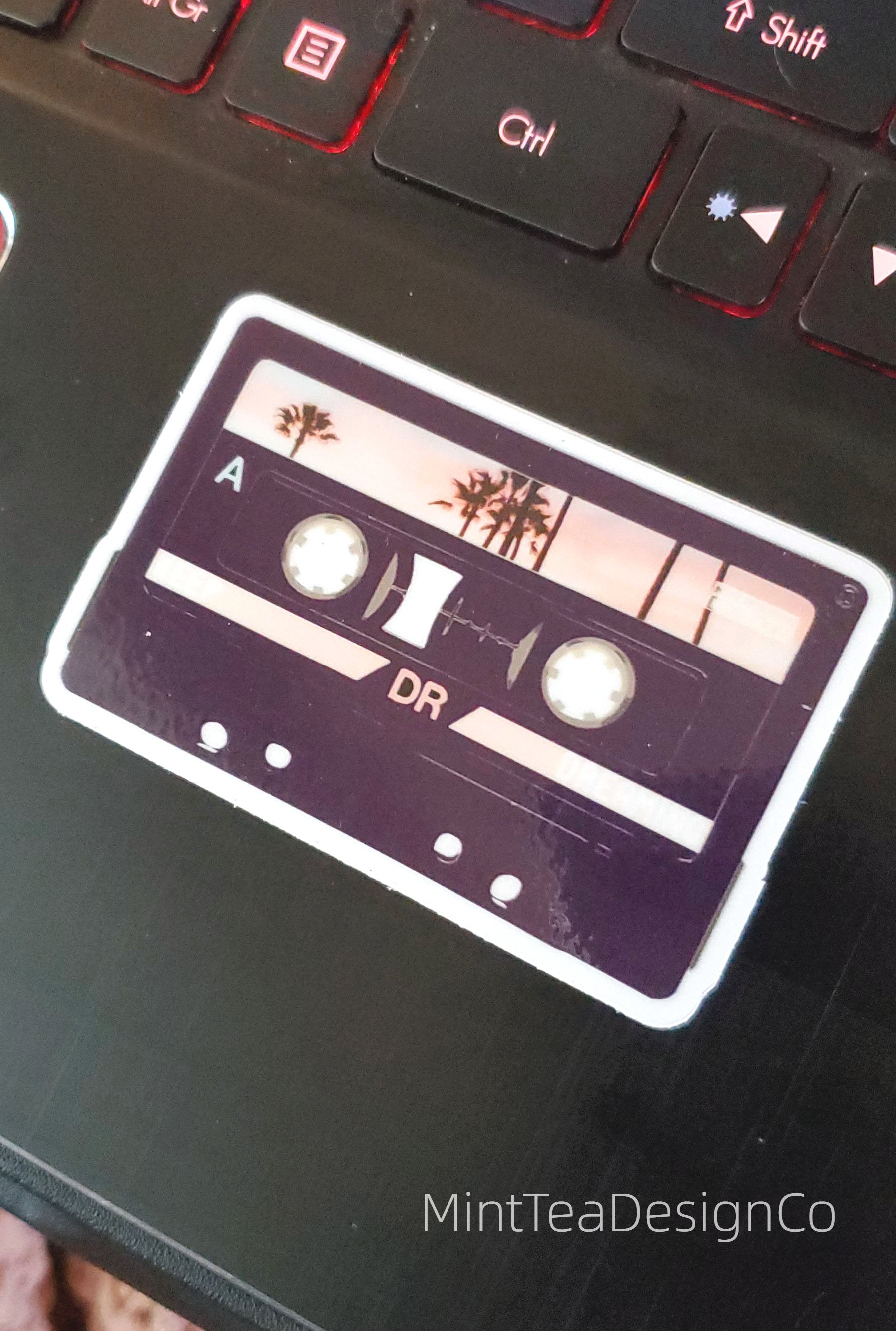 Retro Lofi Cassette Sticker
