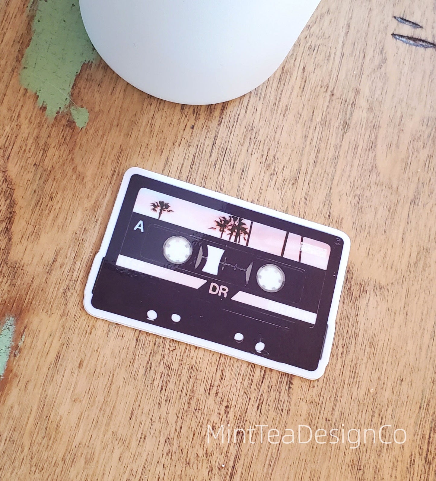 Retro Lofi Cassette Sticker