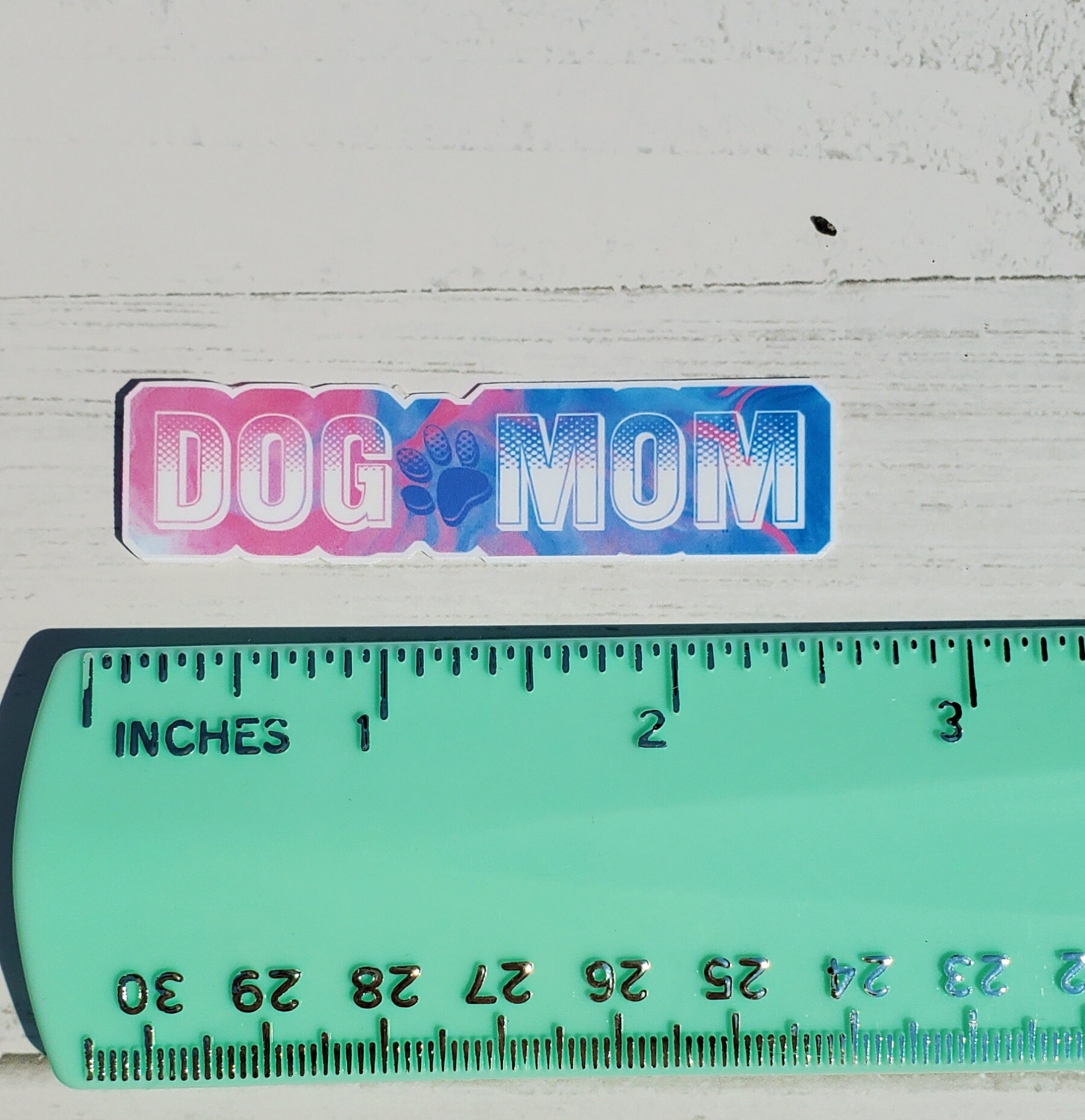 Pastel Dog Mom Sticker