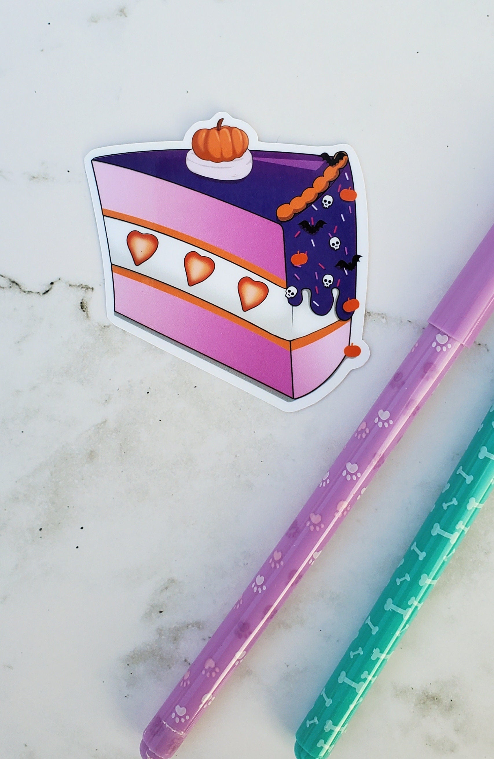 Halloween Cake Sticker