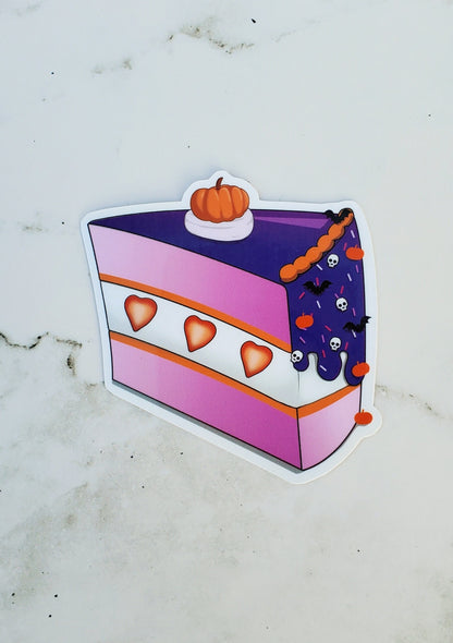 Halloween Cake Sticker