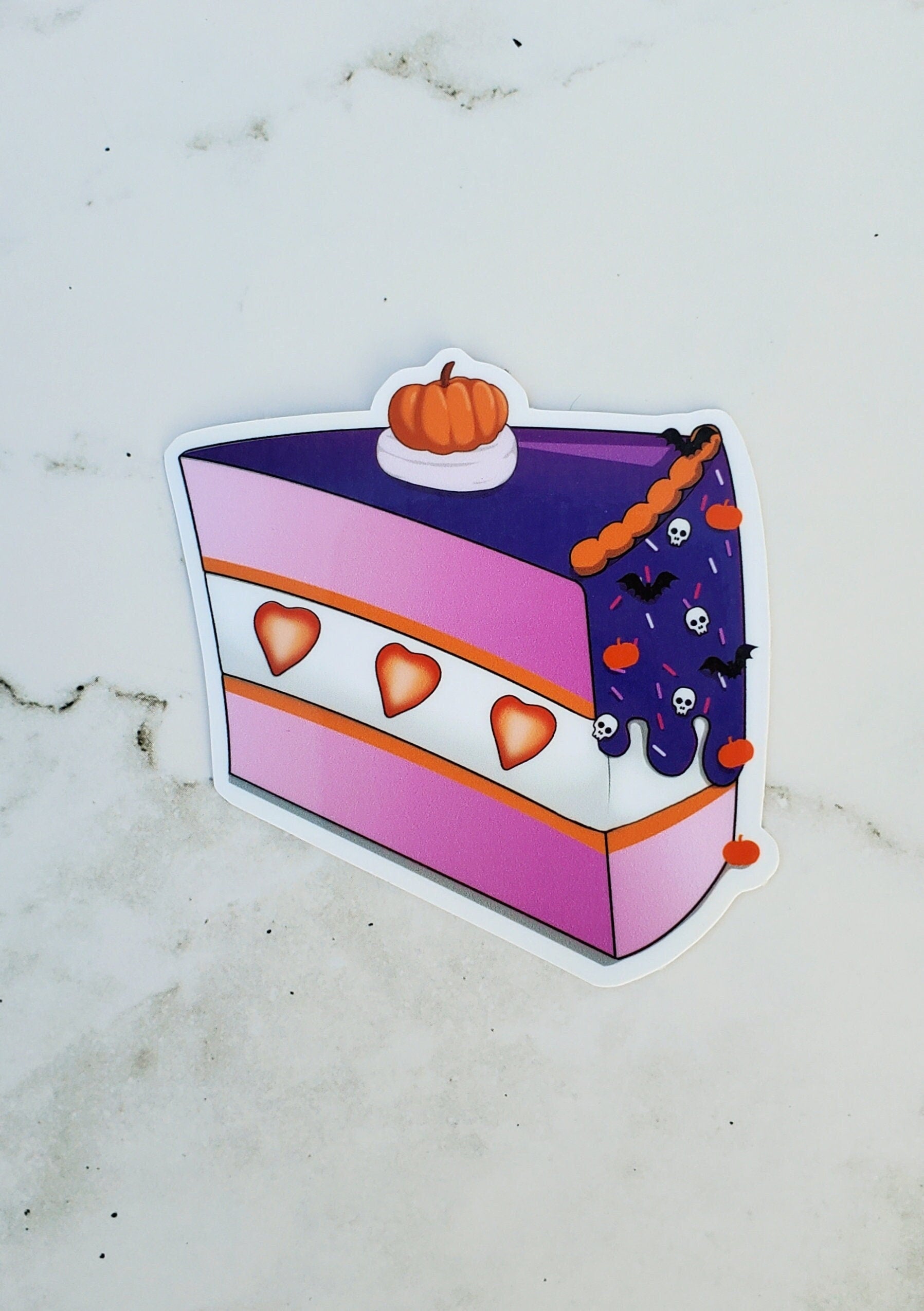 Halloween Cake Sticker