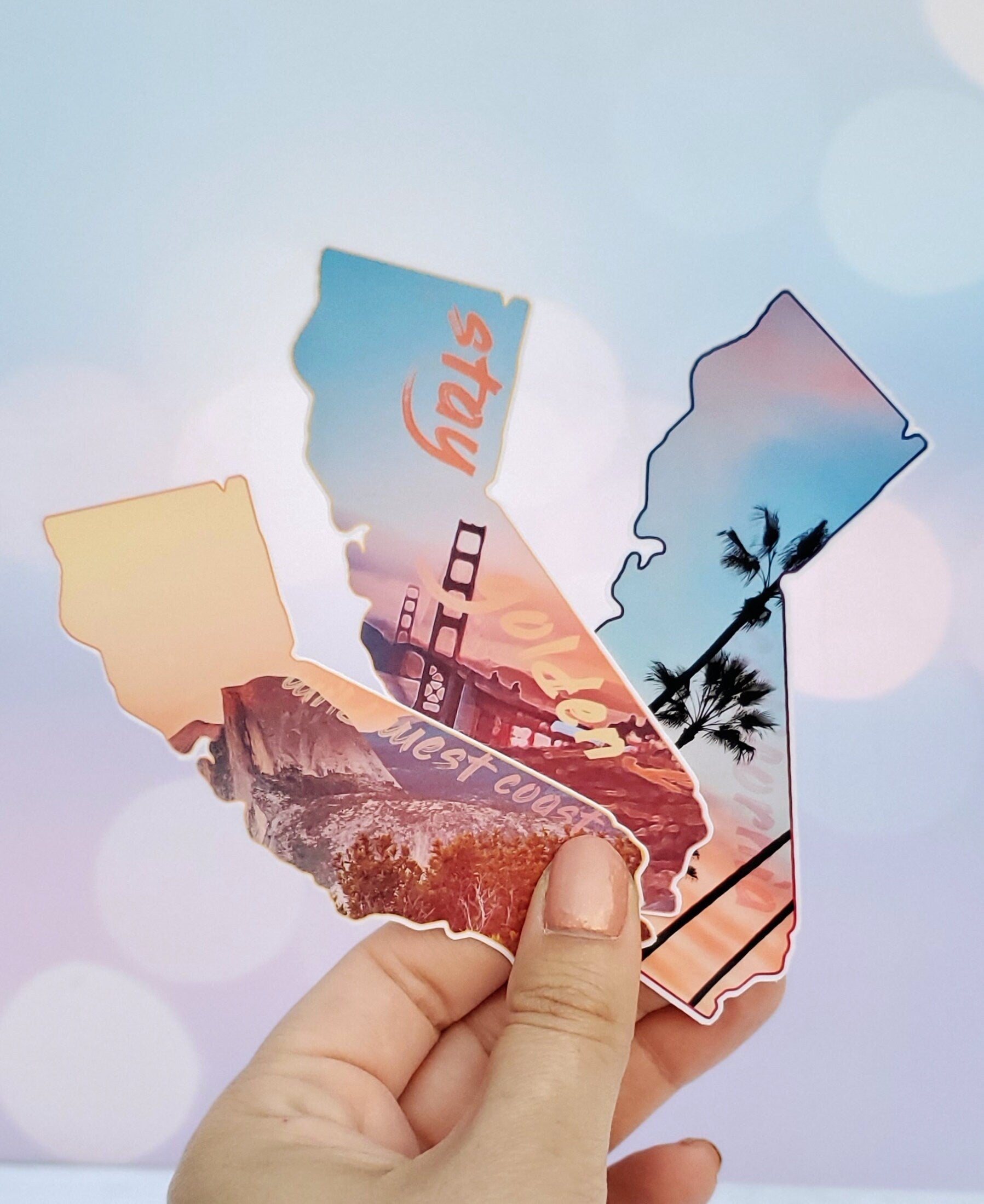 California Stickers 3 pack