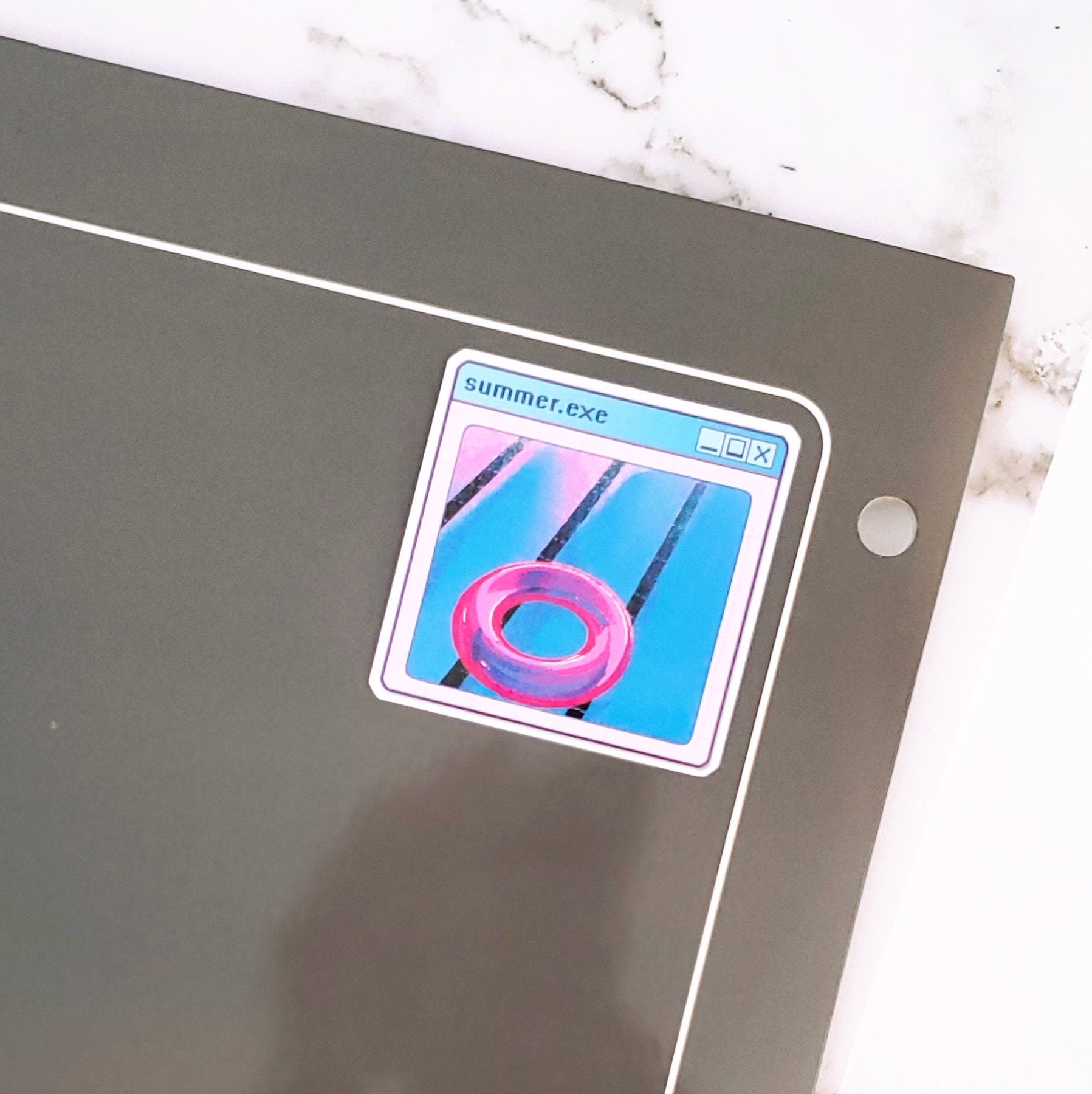 Vaporwave Summer Holo Sticker