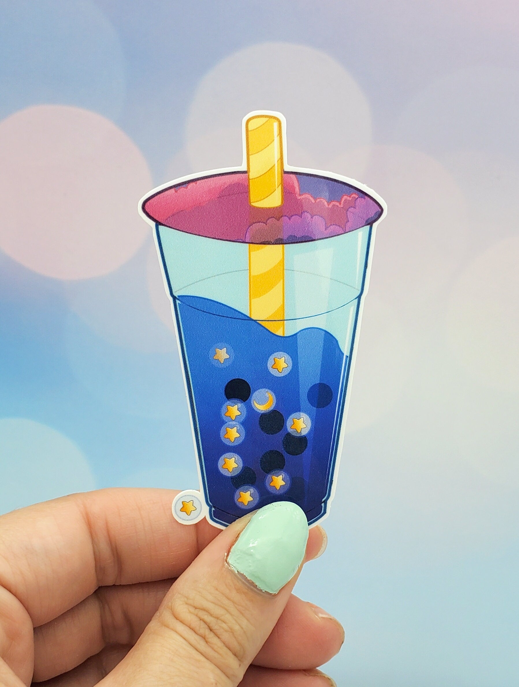 Kawaii Boba Sticker 3 Pack