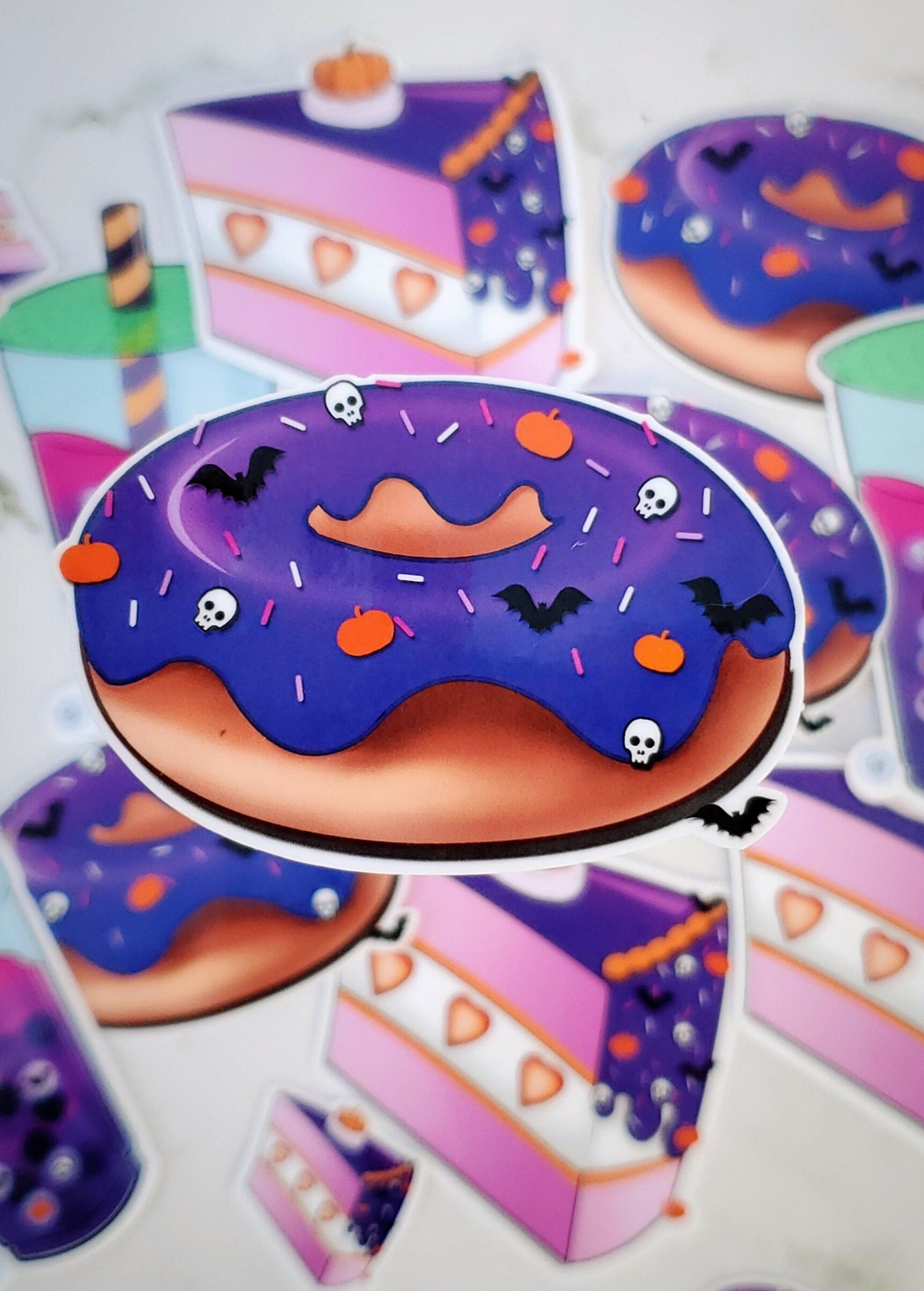 Halloween Dessert Sticker 3 Pack