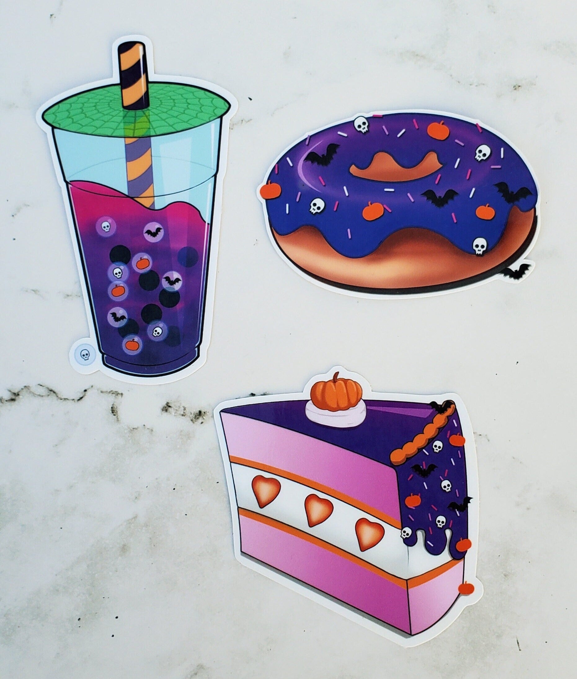 Halloween Dessert Sticker 3 Pack