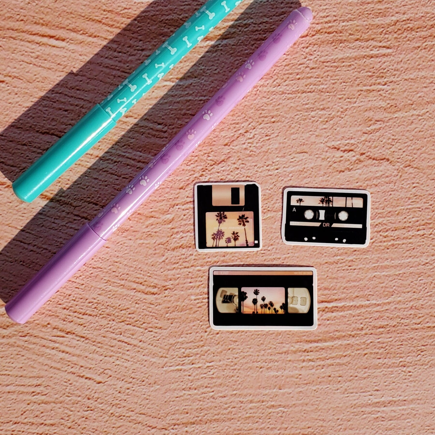 Mini Lost Media Stickers 9 pack