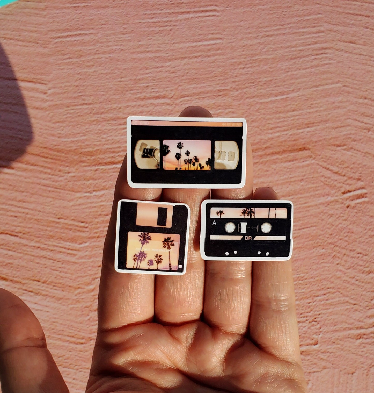Mini Lost Media Stickers 9 pack