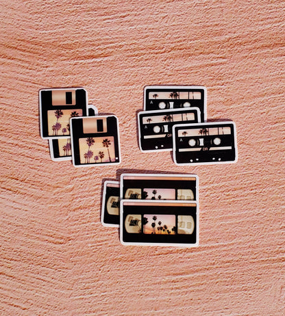 Mini Lost Media Stickers 9 pack