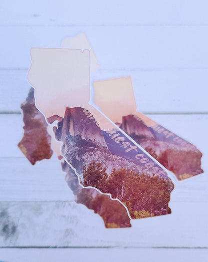 Yosemite California Vinyl Sticker