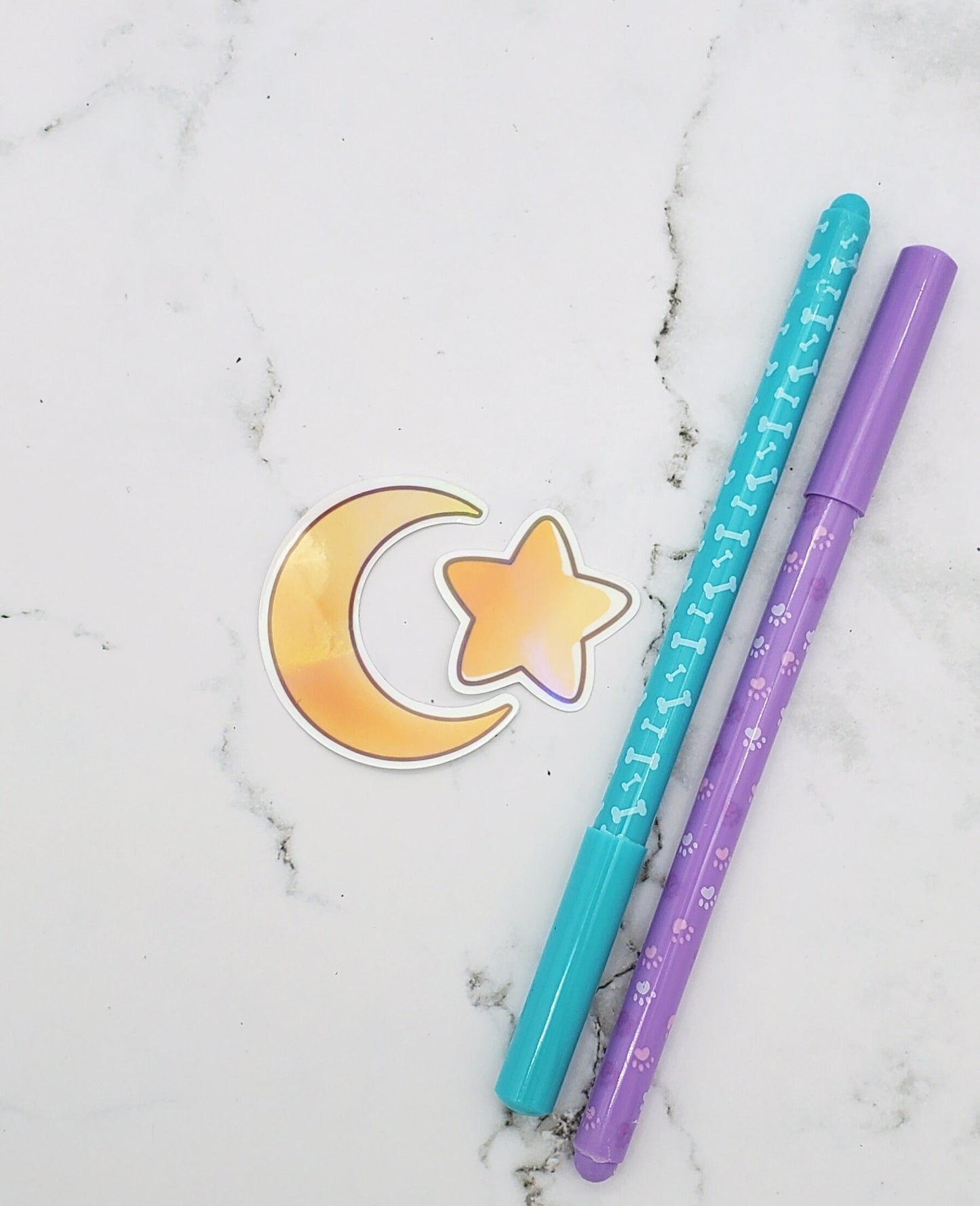 Celestial Moon & Star Stickers Pack
