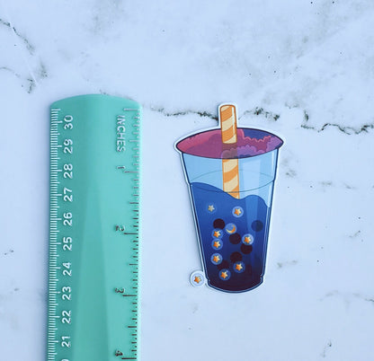 Kawaii Celestial Boba Sticker