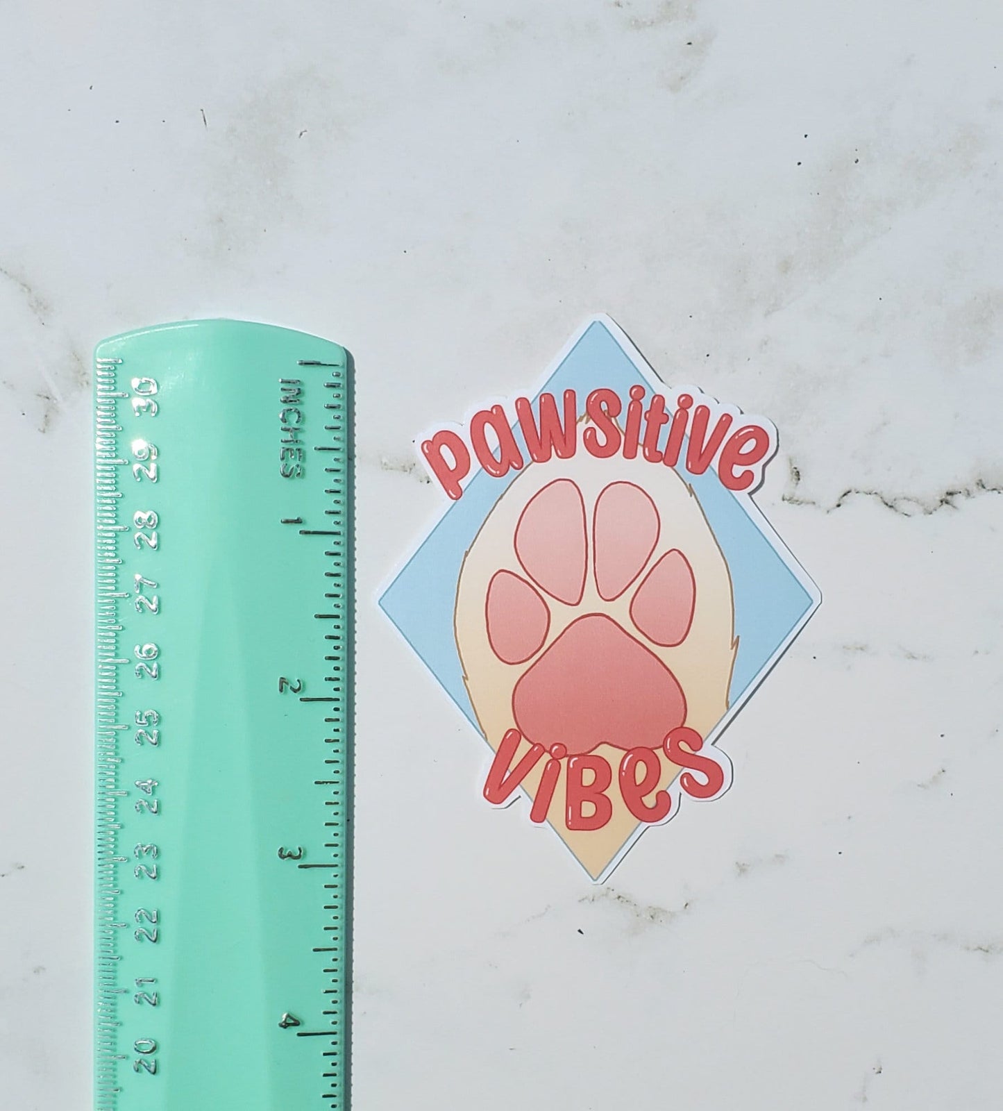Pawsitive Vibes Dog Sticker