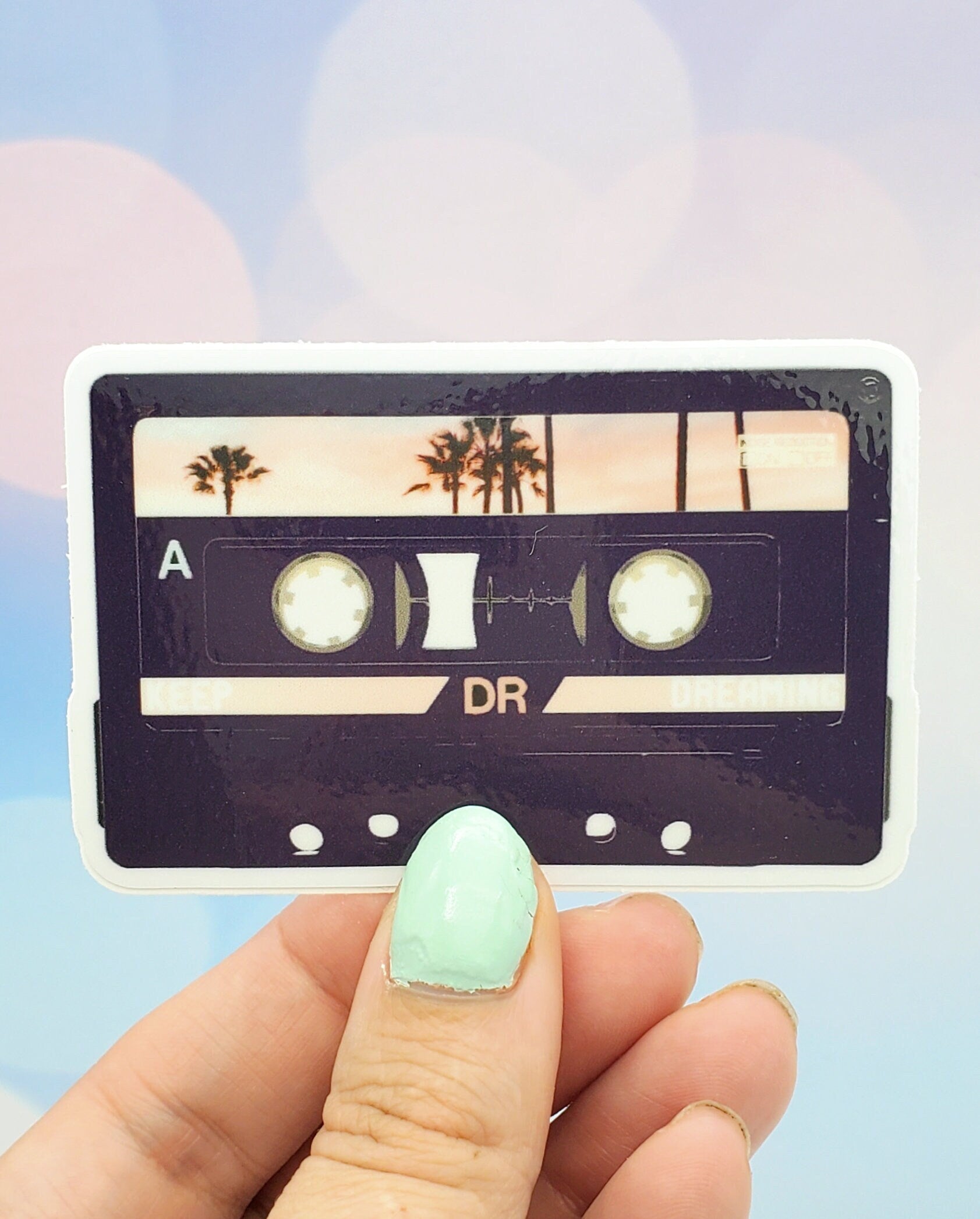 Retro Lofi Cassette Sticker