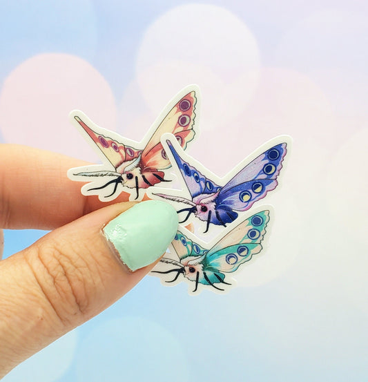 Mini Moth Stickers 9 pack
