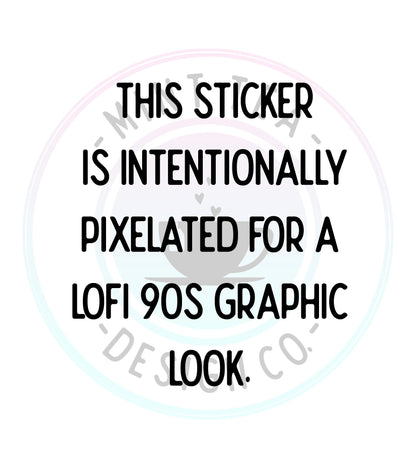 Vaporwave Summer Sticker