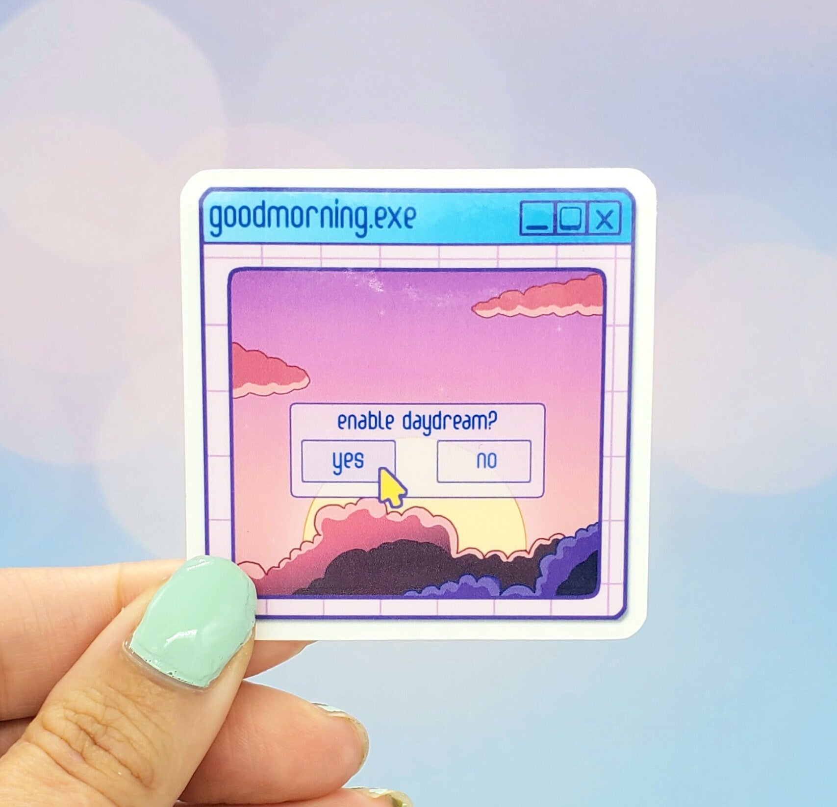 Dreamy Computer Sticker 2 pack