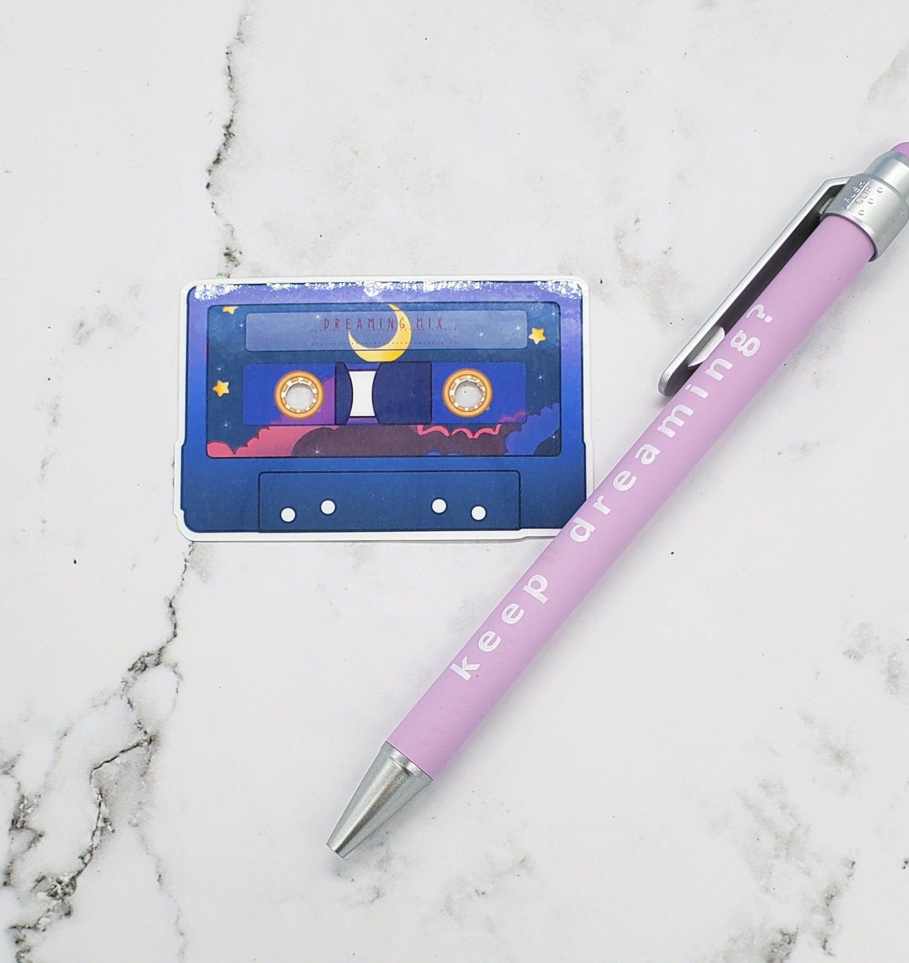 Keep Dreaming Cassette Sticker