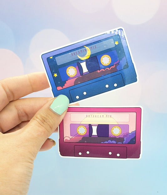 Dreamy Cassette Sticker 2 pack