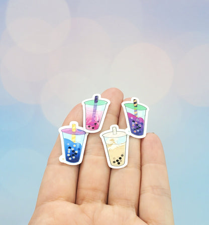 Kawaii Boba Tiny Stickers 12 pack