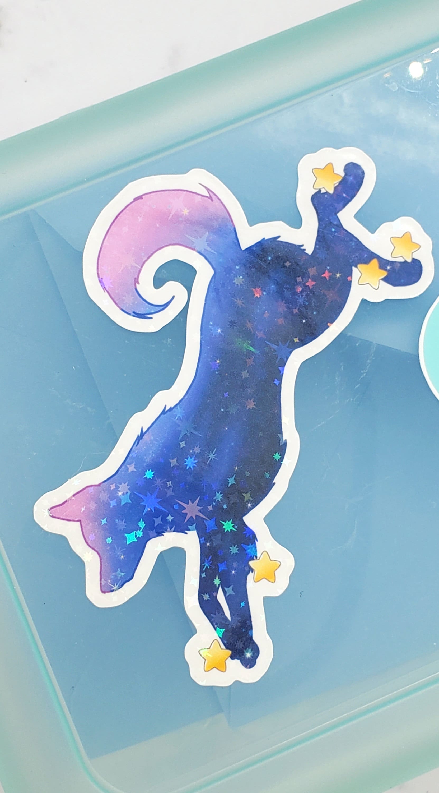 Galaxy Dog Sticker
