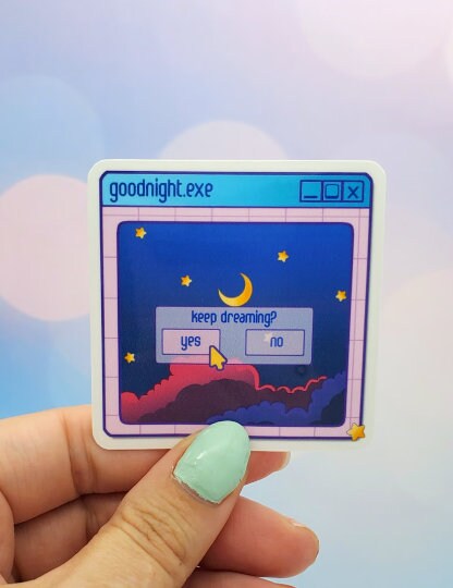 Dreamy Computer Sticker 2 pack