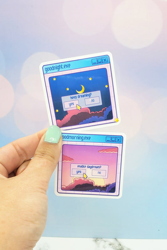 Dreamy Computer Sticker 2 pack