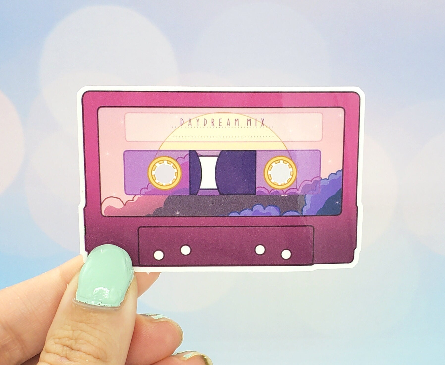 Dreamy Cassette Sticker 2 pack