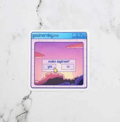 Daydream Computer Sticker
