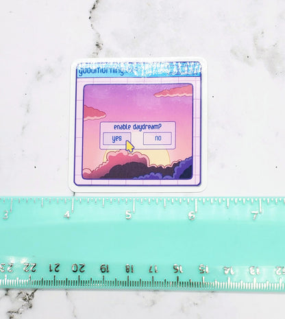 Daydream Computer Sticker