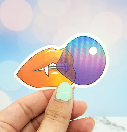 Vampire Bubblegum Sticker Orange