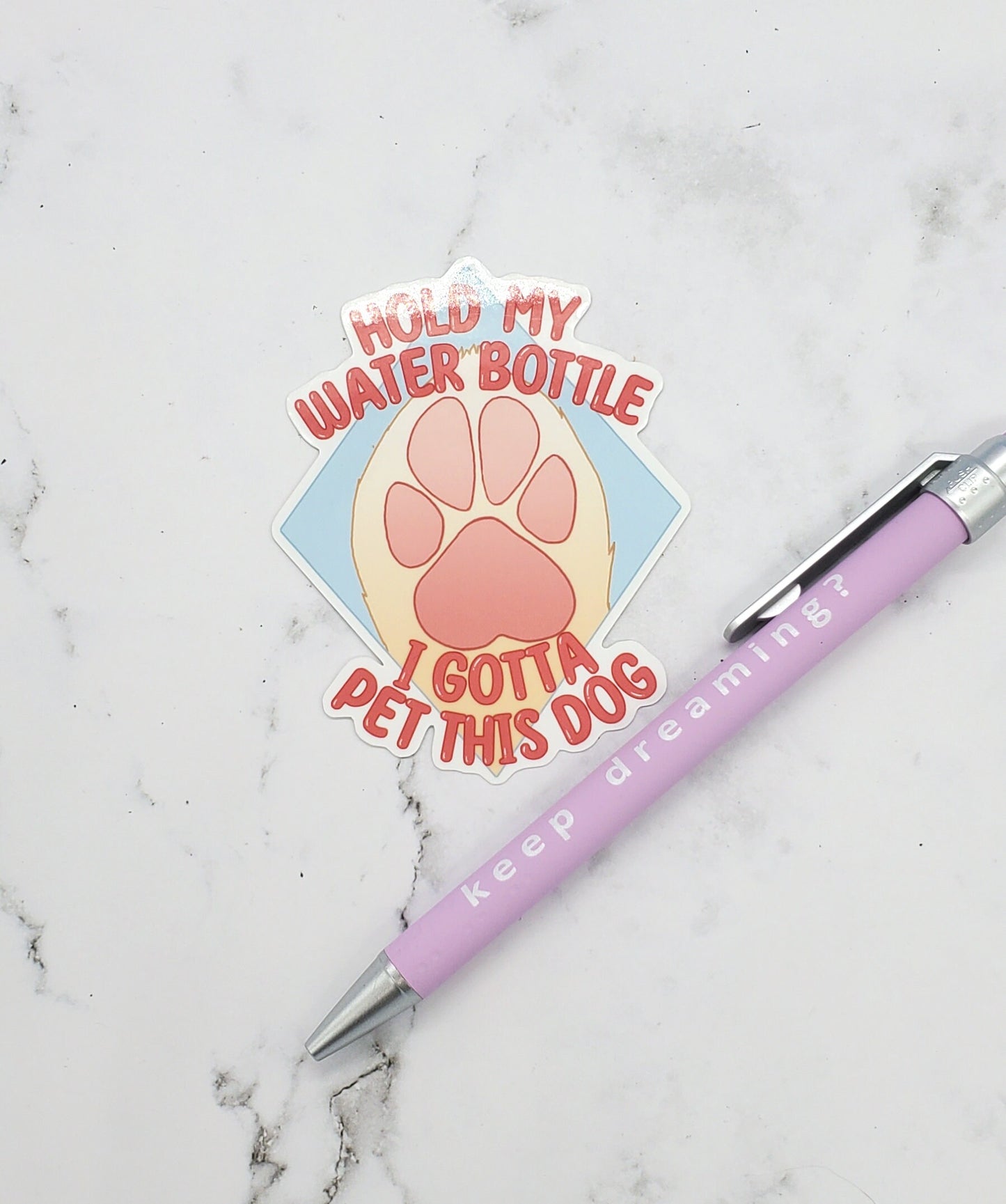 Hold My Water Bottle Sticker