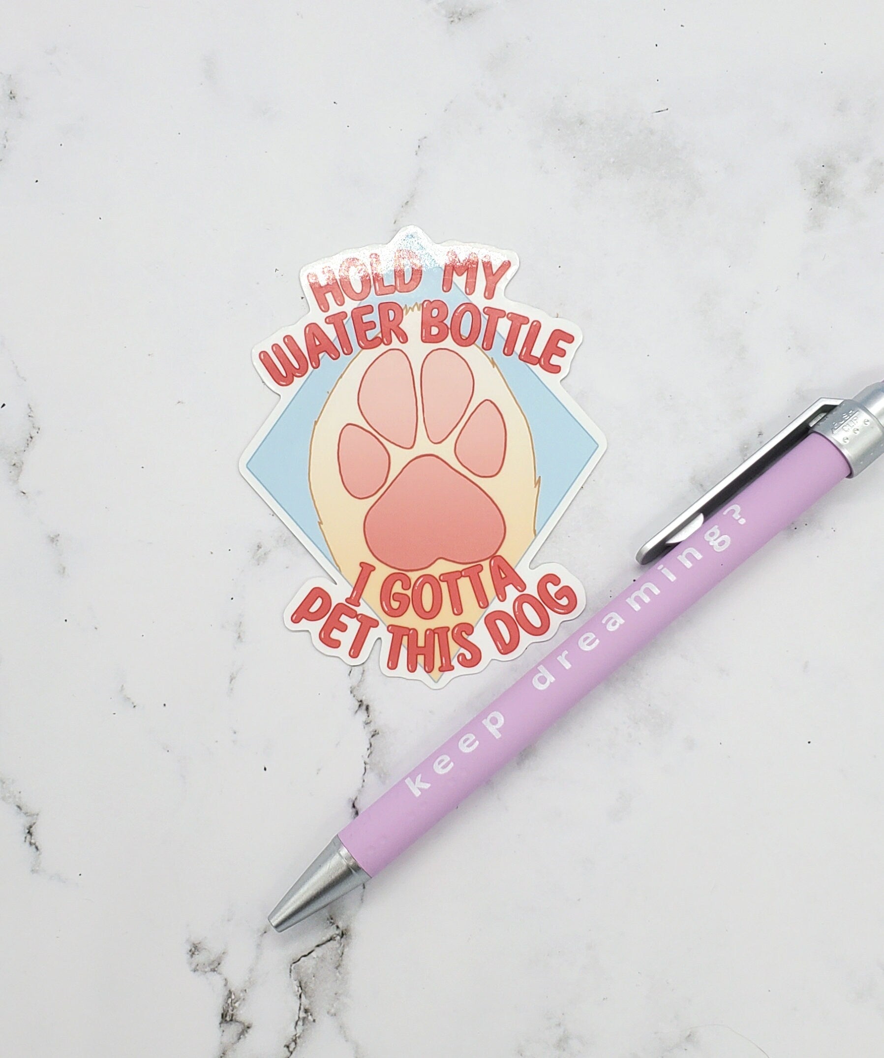 Hold My Water Bottle Sticker
