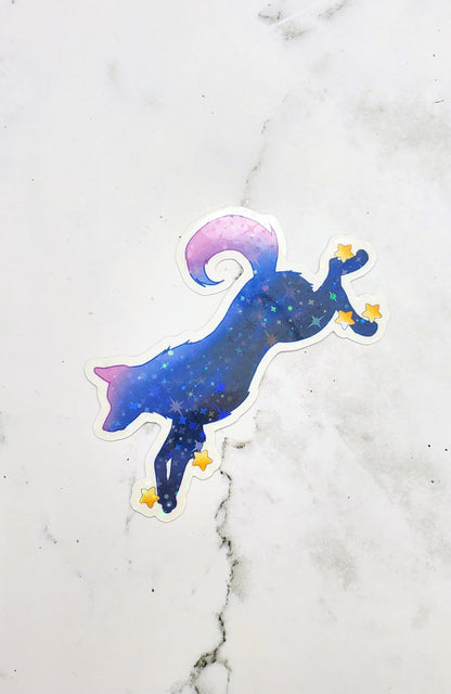 Galaxy Dog Sticker