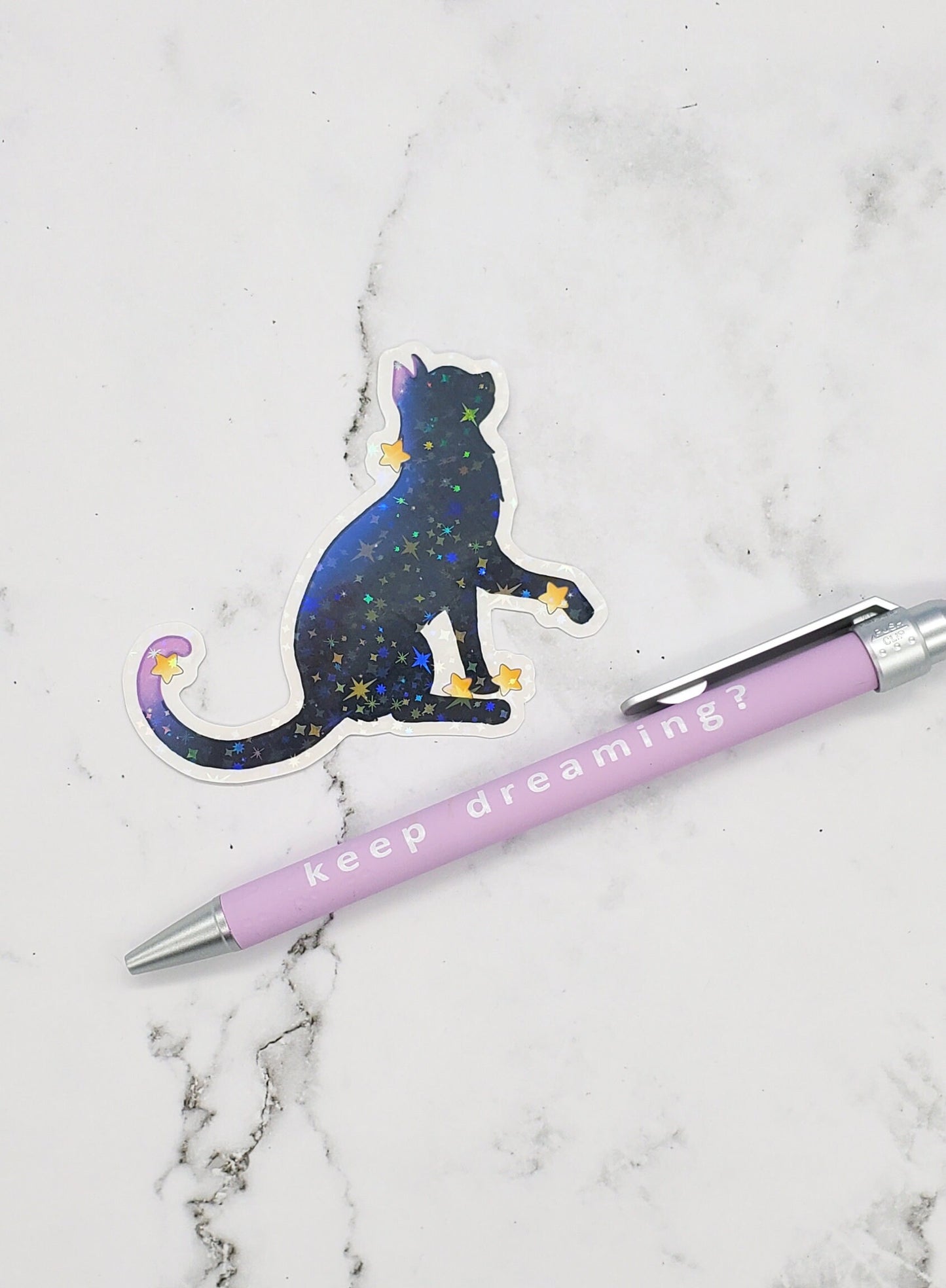 Cosmic Cat Holo Sticker