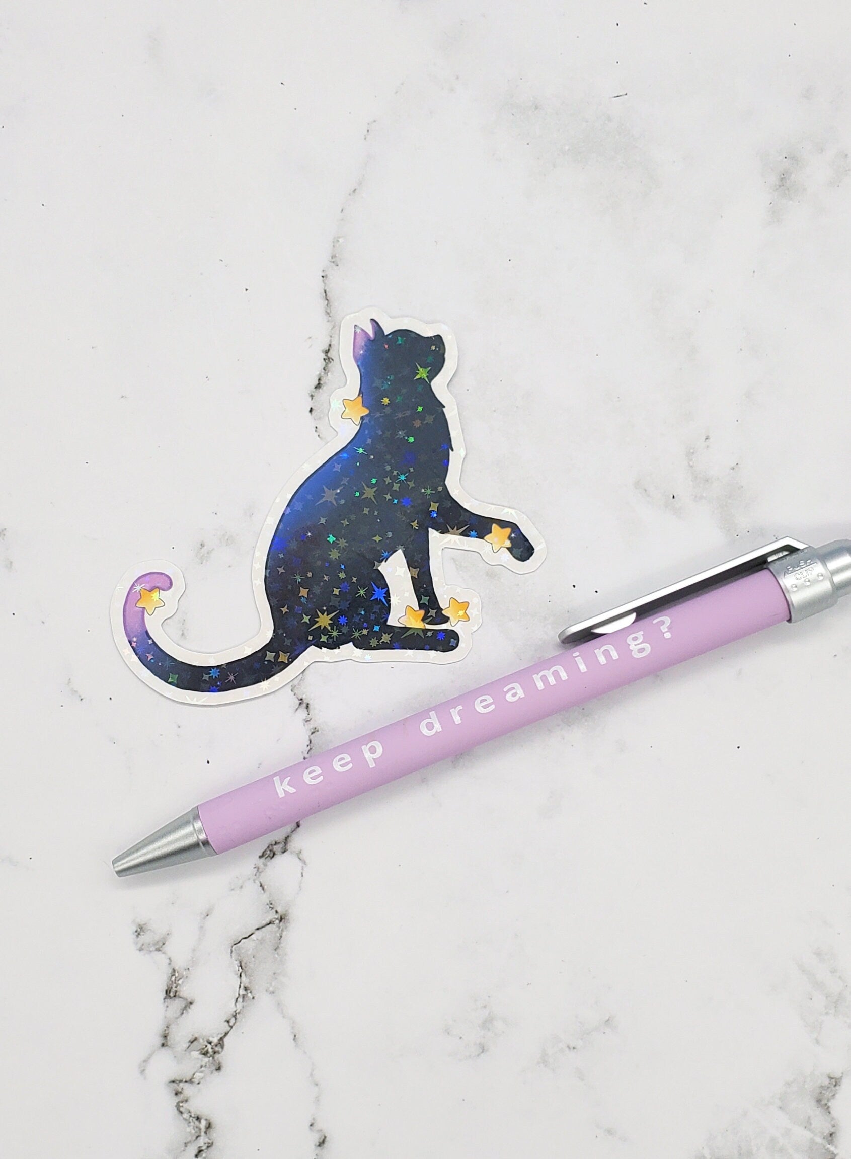 Cosmic Cat Holo Sticker