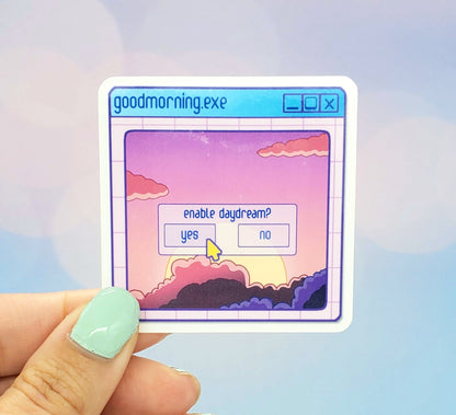 Daydream Computer Sticker