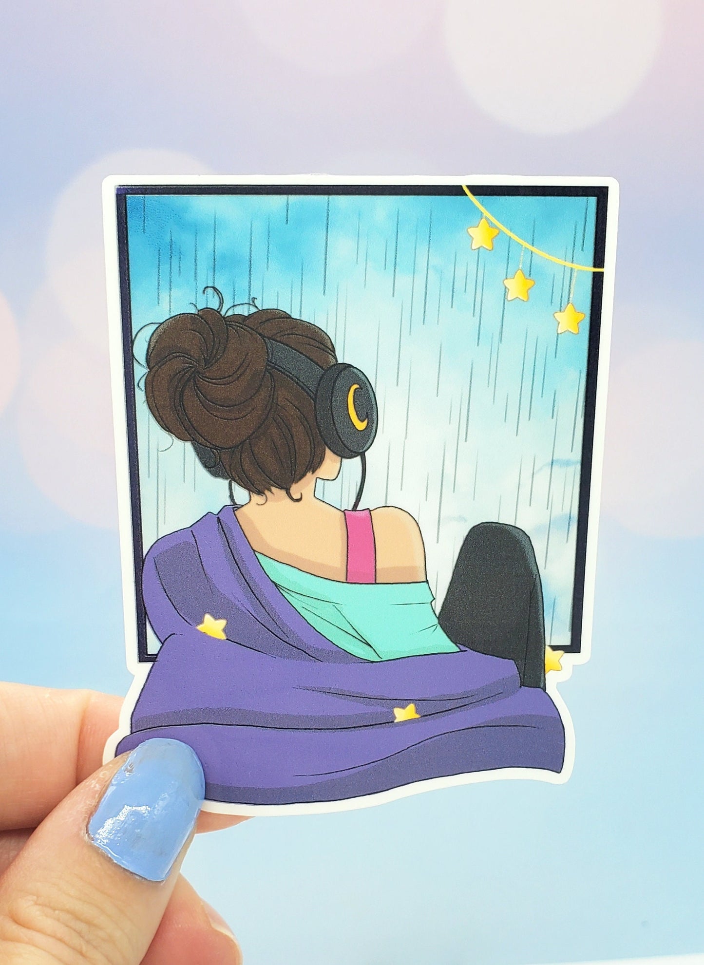 Lofi Rainy Day Sticker