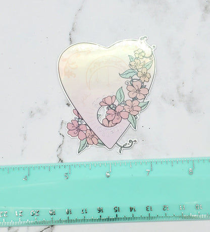 Floral Planchette Sticker