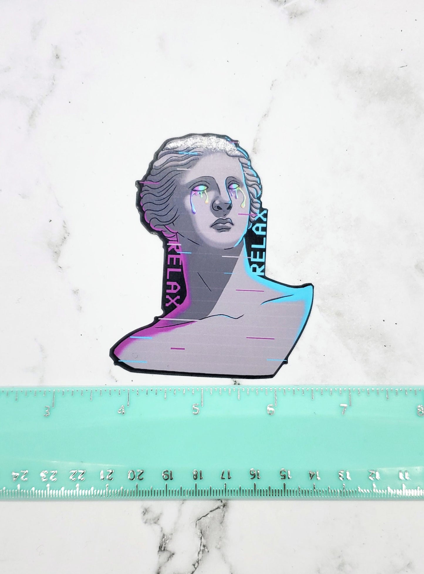 Venus De Milo Vaporwave Sticker