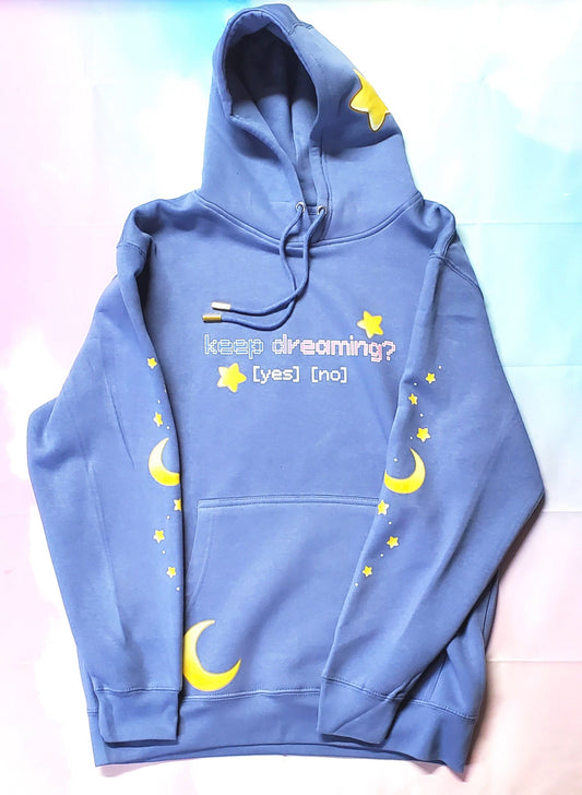 Keep Dreaming Pullover Hoodie Vista Blue