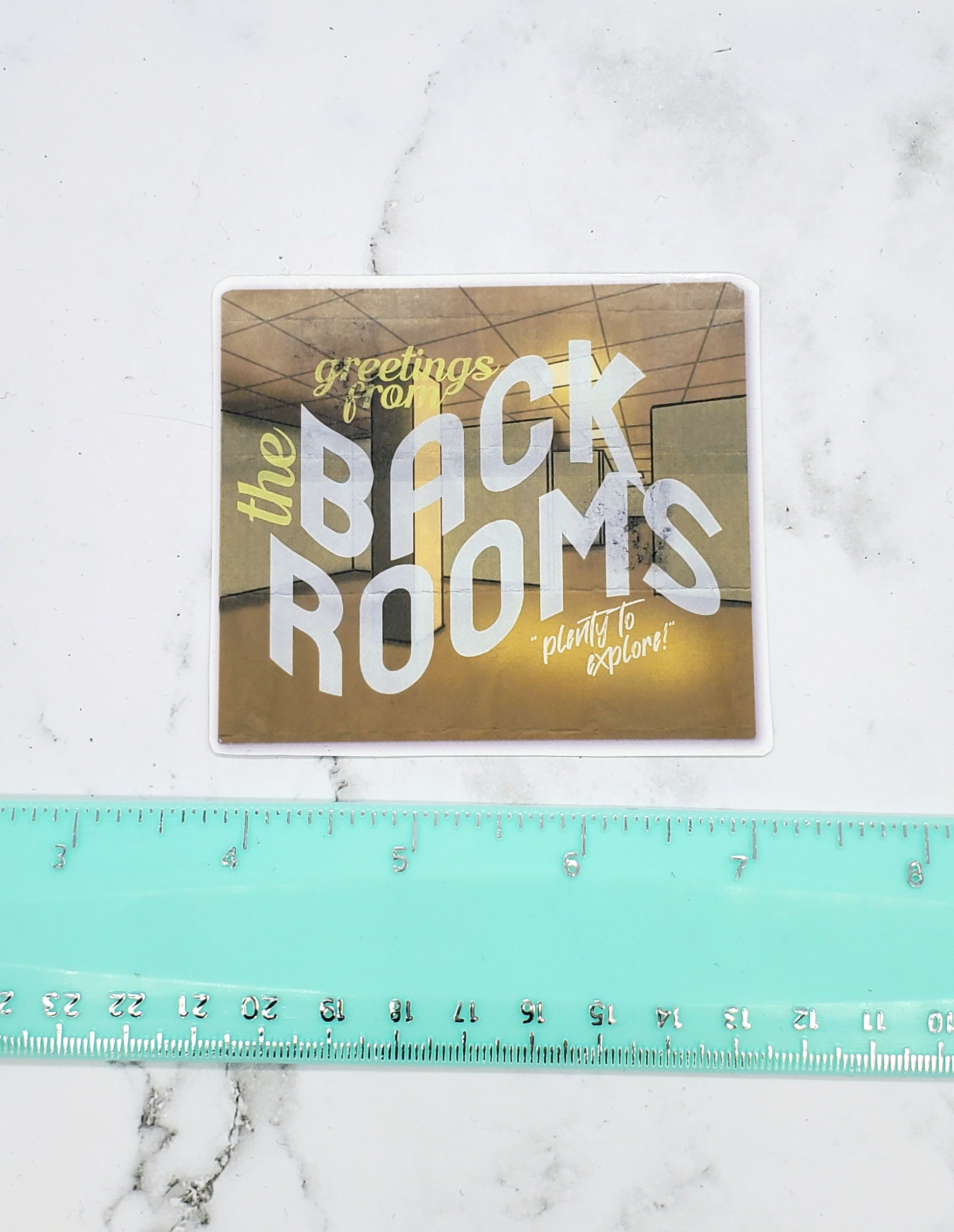 The Backrooms Sticker