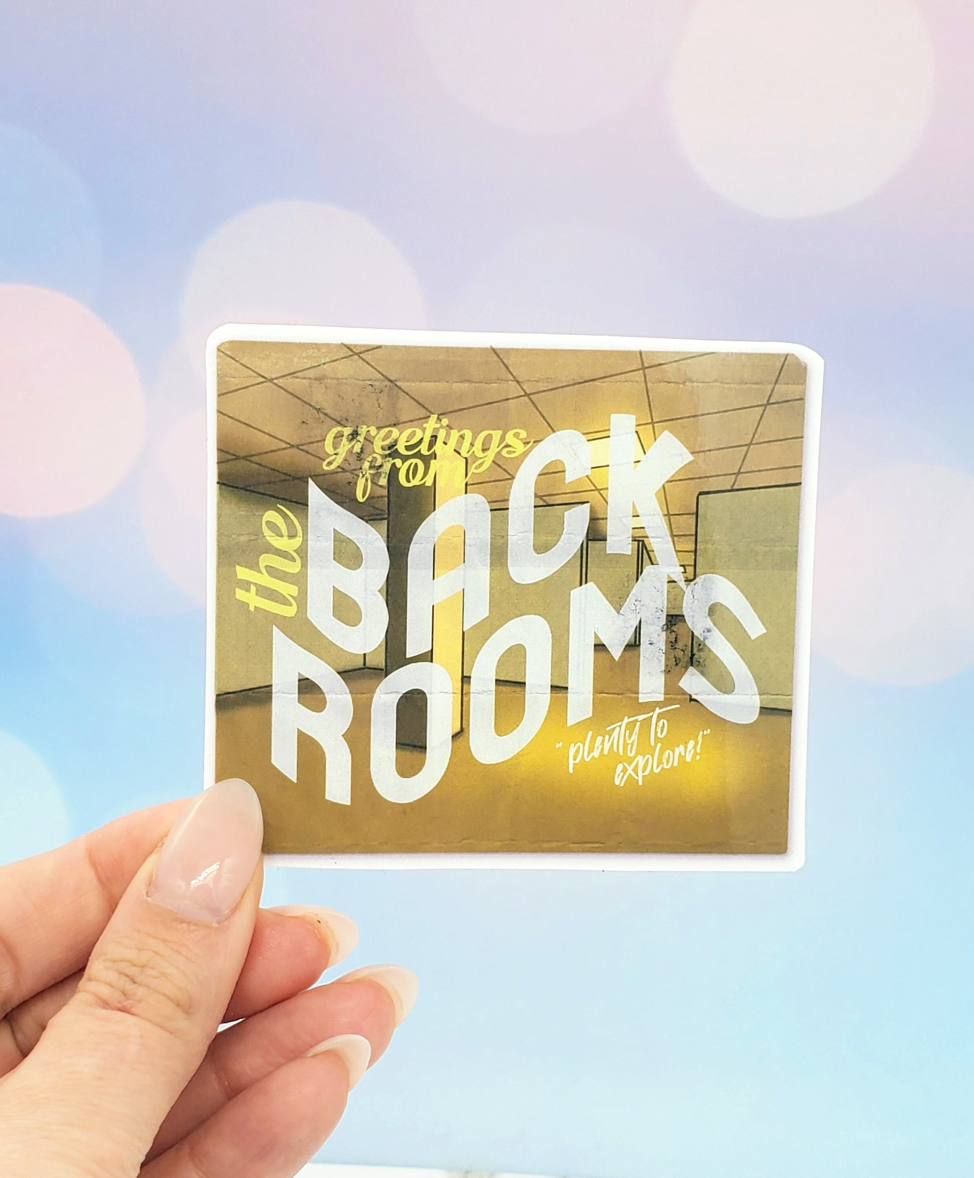The Backrooms Sticker
