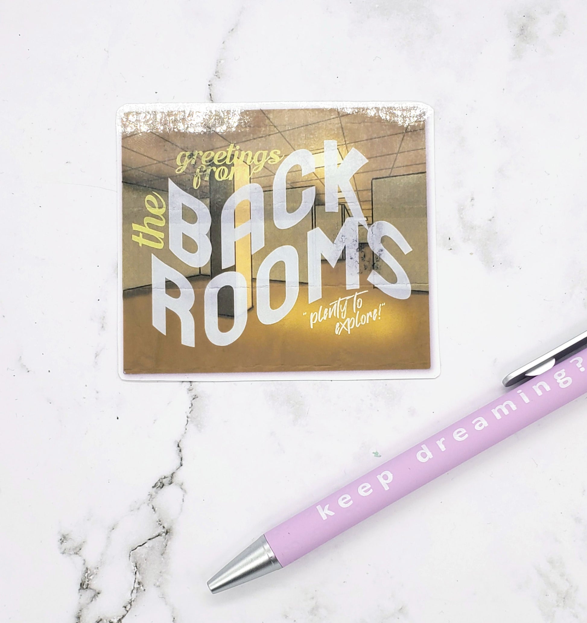 The Backrooms Sticker