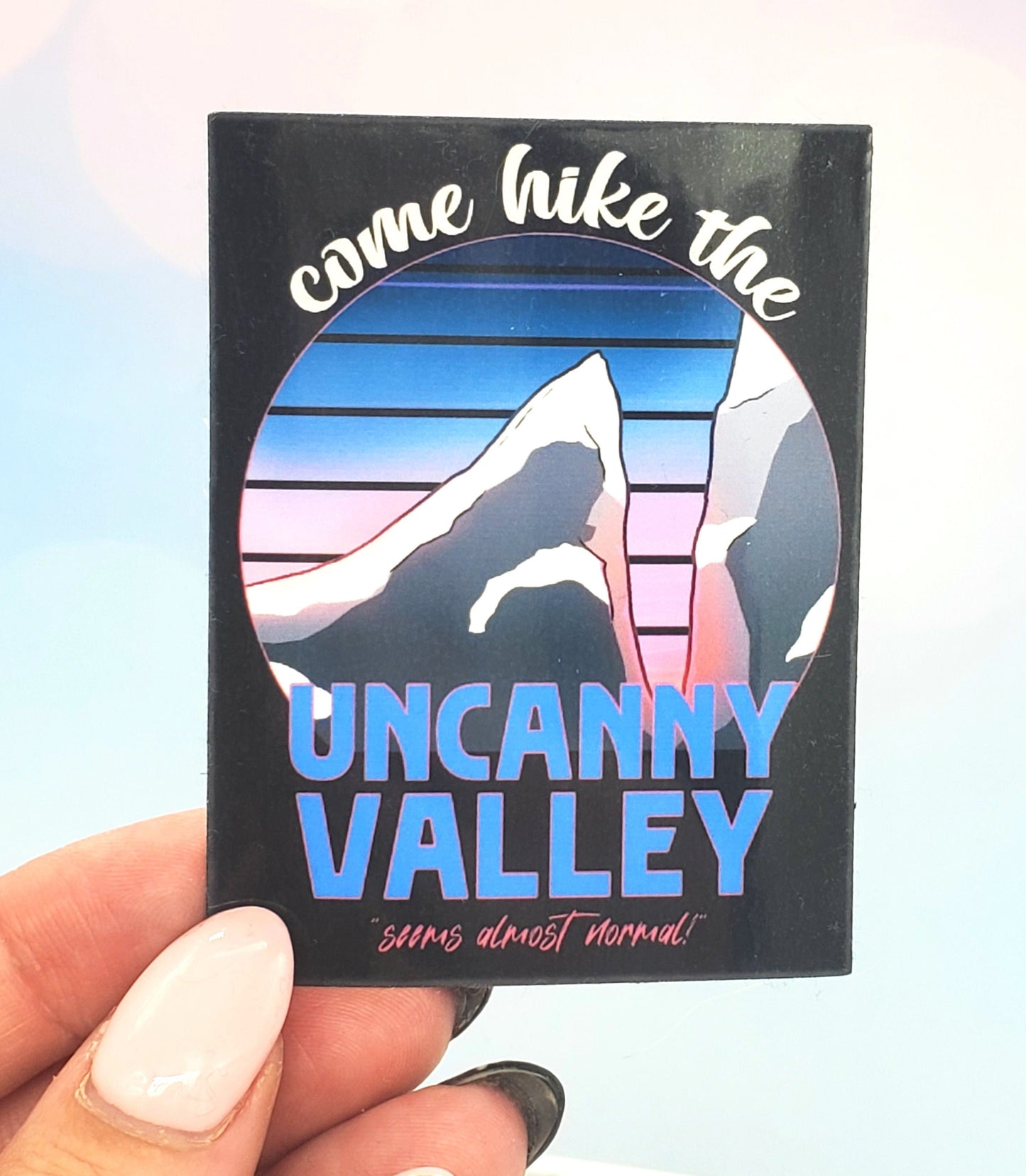 The Uncanny Valley Tourism Sticker