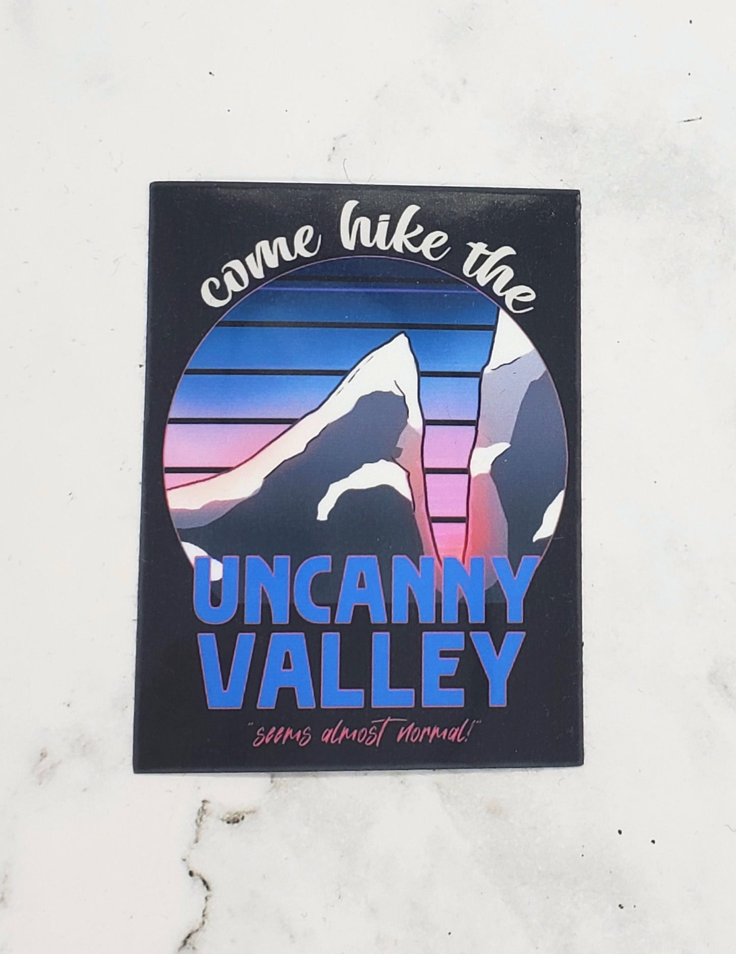 The Uncanny Valley Tourism Sticker
